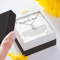 To My Badass Boyfriend's Mom Necklace *bf52