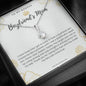 To My Badass Boyfriend's Mom Necklace *b54