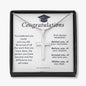 Graduation Necklace for Him *gd45