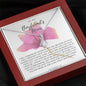 To My Boyfriend's Mom - Pink Rose Necklace *bf22