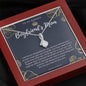 To My Badass Boyfriend's Mom Necklace *bf30