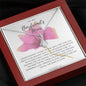 To My Boyfriend's Mom - Pink Rose Necklace *bf20