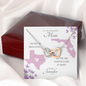To My Beautiful Mom Long Distance Love Knot *mld11