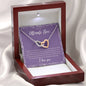 To My Ultimate Hero Mom Necklace