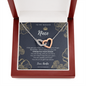 To My Badass Niece Love Auntie Interlocking Bracelet