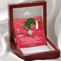 To My Badass Wife Grinch Necklace