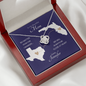 To My Beautiful Mom Long Distance Love Knot *mld10
