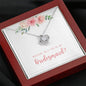 Will You Be My Maid Of Honor Necklace Gift