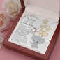 My Baby is Growing a Baby Bestie Love Knot Necklace *bb1