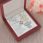 My Baby is Growing a Baby Bestie Love Knot Necklace *bb1