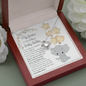 My Baby is Growing a Baby Bestie Love Knot Necklace *bb1