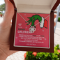 To My Badass Girlfriend Grinch Necklace