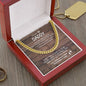 To My Daddy Cuban Chain Necklace *cd2