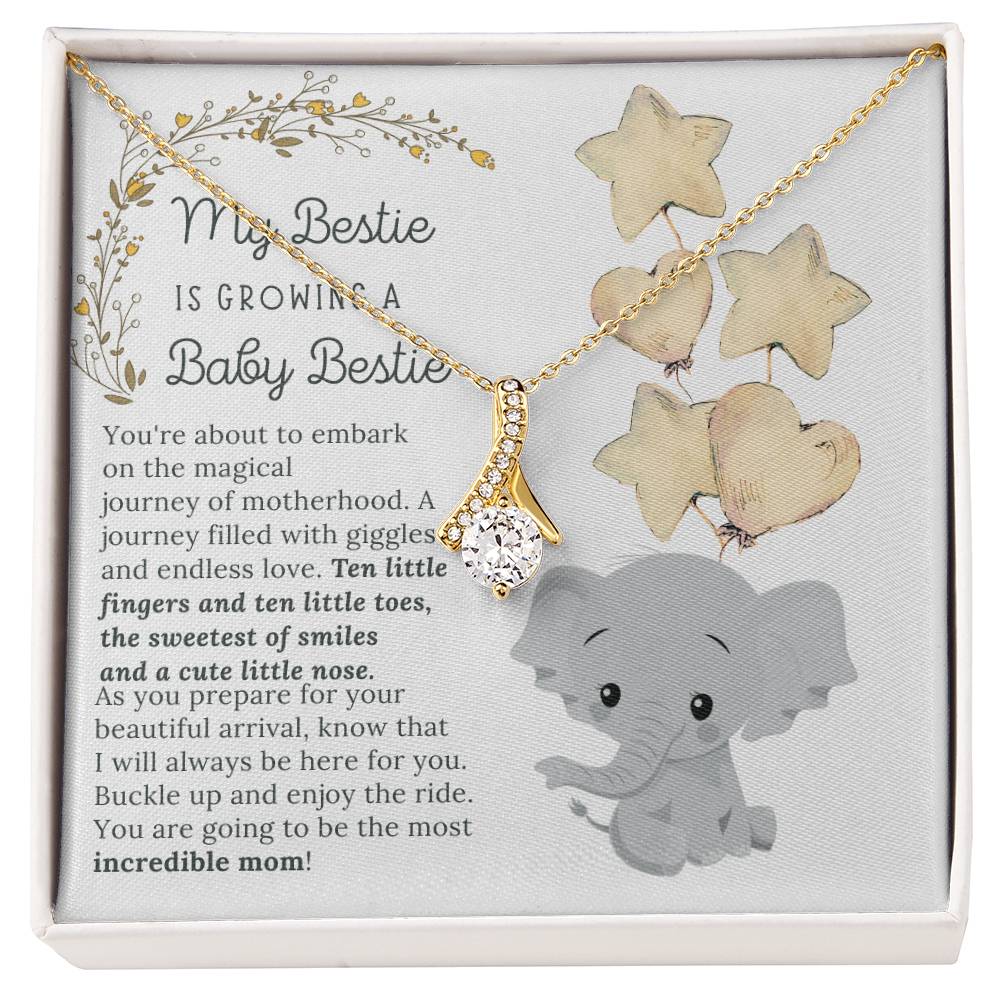 Baby Bestie Elephant Necklace