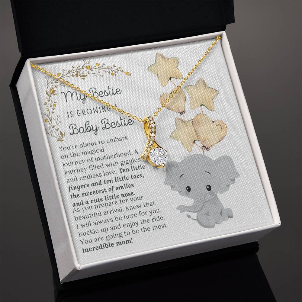 Baby Bestie Elephant Necklace