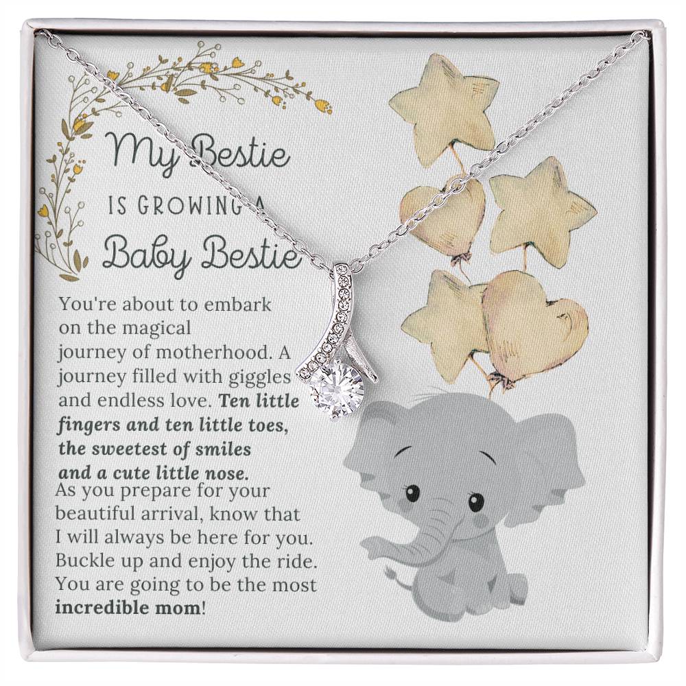 Baby Bestie Elephant Necklace