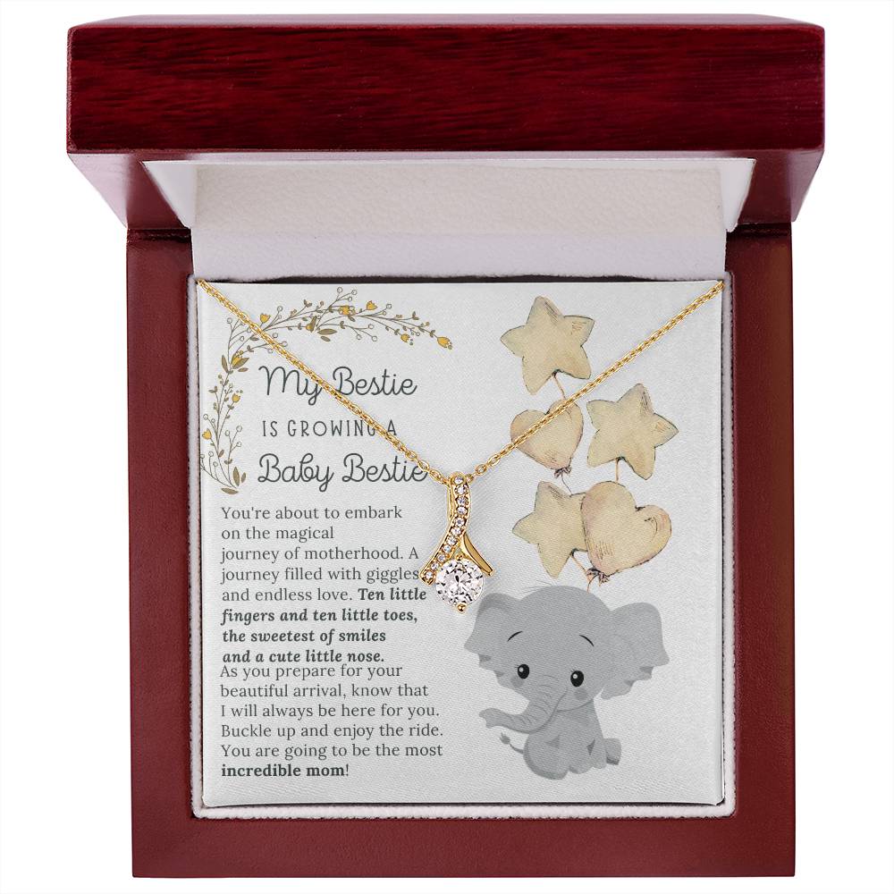 Baby Bestie Elephant Necklace