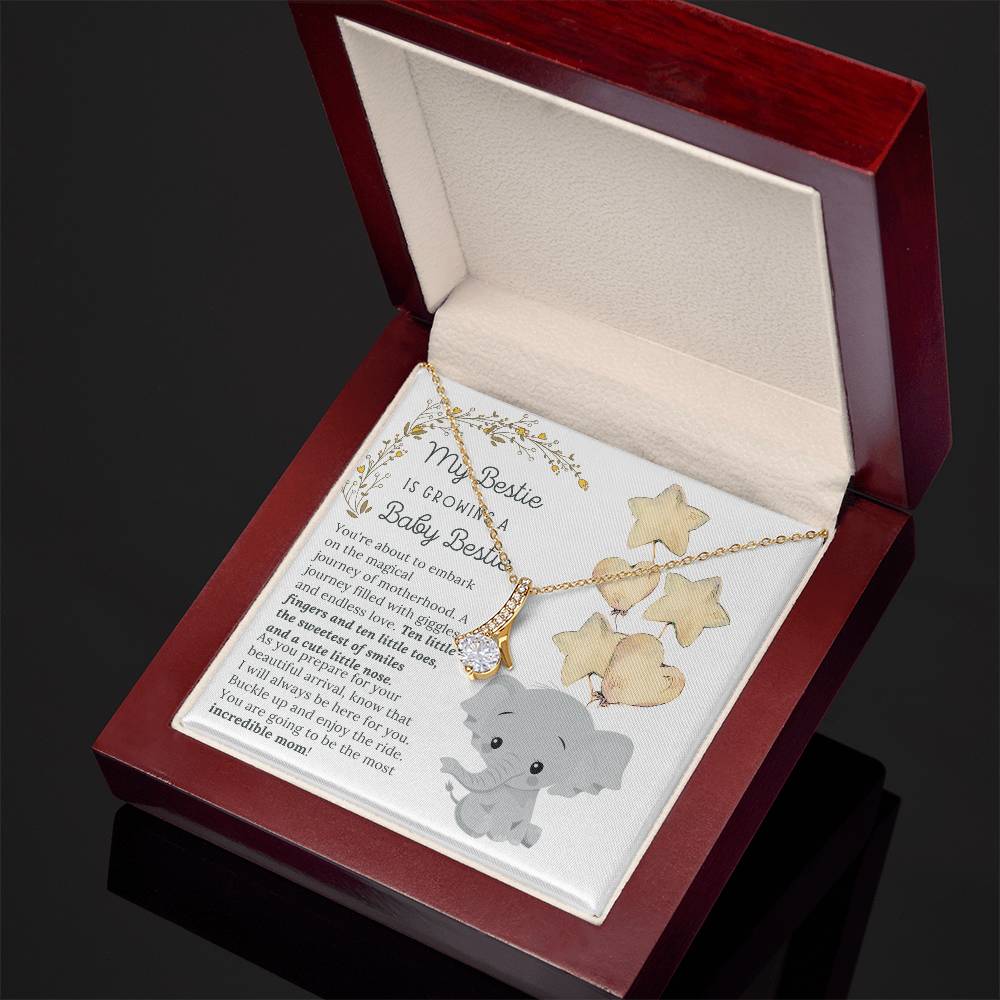 Baby Bestie Elephant Necklace