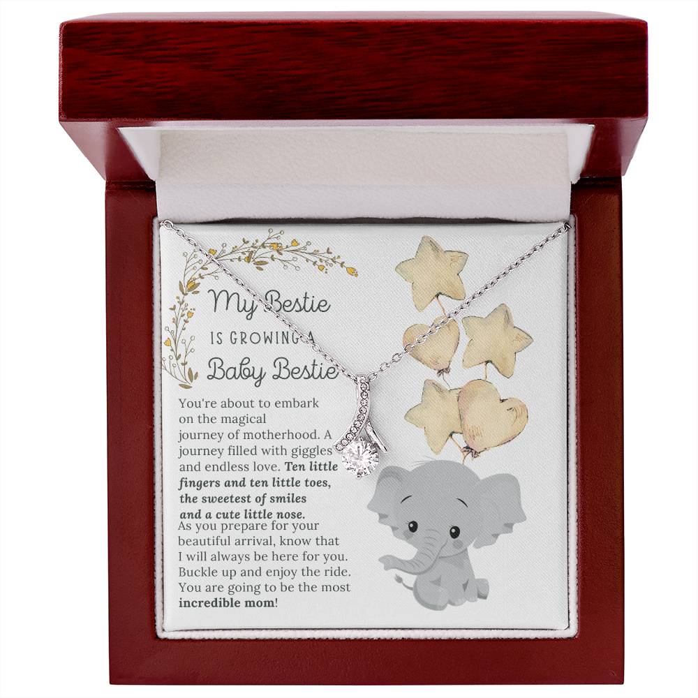 Baby Bestie Elephant Necklace