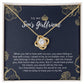 To My Son's Girlfriend Queen Necklace
