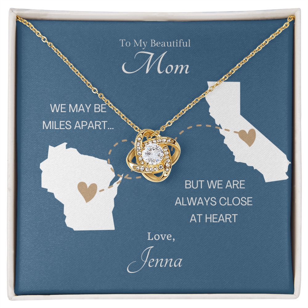 CUSTOM - Long Distance Mom Love Jenna Ron Peggy