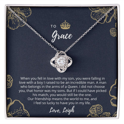 CUSTOM - To My Son's Girlfriend Love Leigh