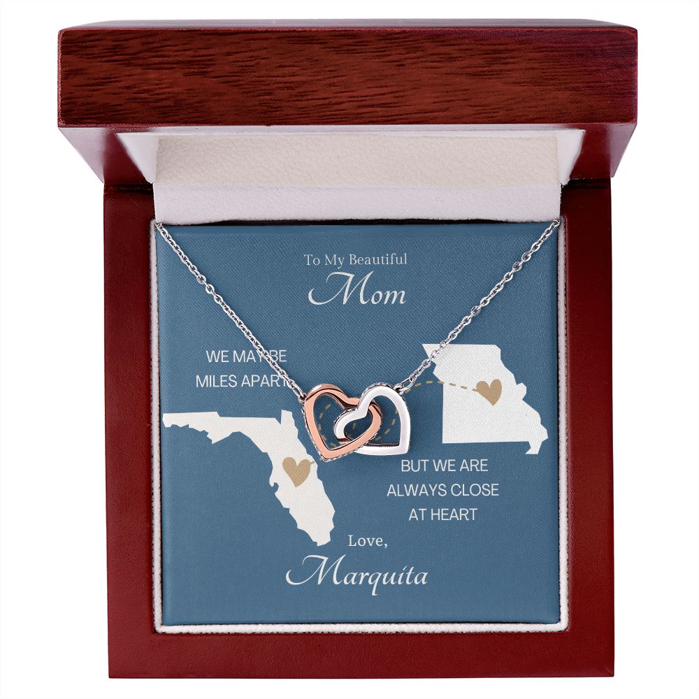 CUSTOM - To My Long Distance Mom Love Marquita McNair