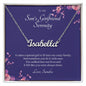 CUSTOM - To My Son's Girlfriend Initial Necklace Love Sandra1