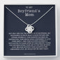 To My Boyfriend's Mom Necklace *bg48