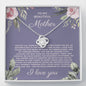 To My Beautiful Mother Necklace