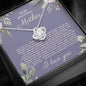 To My Beautiful Mother Necklace