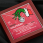 To My Badass Girlfriend Grinch Necklace