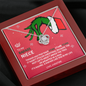 To My Badass Niece Grinch Necklace