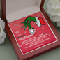 To My Badass Girlfriend Grinch Necklace